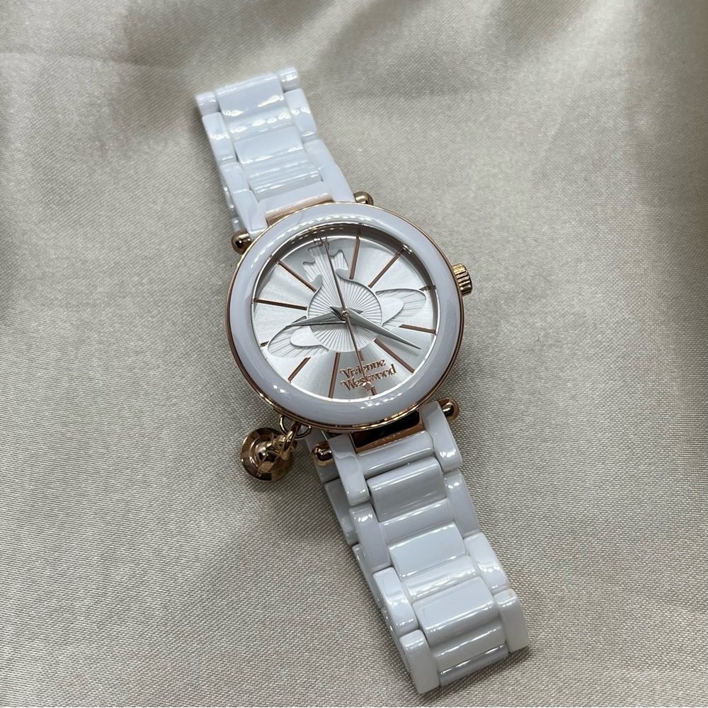 Vivienne Westwood Kensington II White Ceramic Watch - Picture 3 of 5